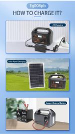 پاور استیشن 100 هزار میلی آمپر مدل EG-008PB - Image 2